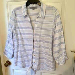 Andrew Marc button up blouse/shirt.